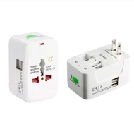 2 USB Universal Travel Power Adapter socket converter multi-function 931L plug Adaptor