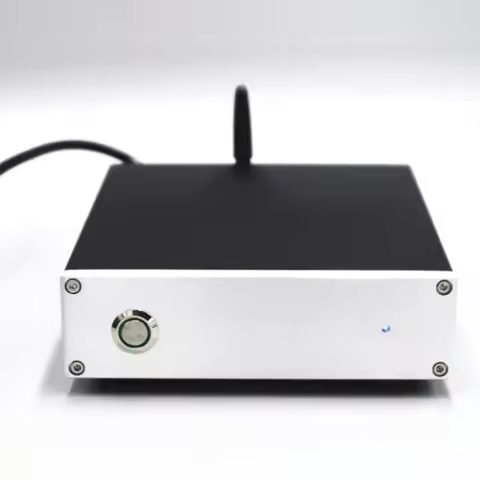 A-1490 12AU7/GE5814 Tube Pre amplifier QCC5125 HiFi IC ES9018 decoder Bluetooth 5.0 supports lossles