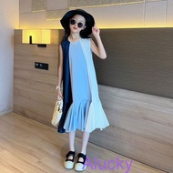 Kids Dress Baby Girl Dress Gaun Baju Budak Perempuan 2-15 Years Old Children Dress Kid Princess Ruff