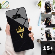 Samsung S8 / S8+ plus glass case printed with marble letters