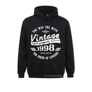 Vintage 1998 21St Birthday Gift For Men Vintage Anniversary Sweatshirt For Mens Long Sleeve Clothes 