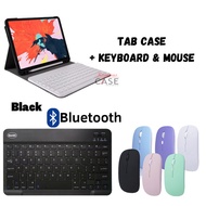Complete Package Case Samsung Galaxy Tab A7 Lite T220/T225 | T295 | Tab T505 | Tab P205 Keyboard+Cover+Mouse Bluetooth Book Case