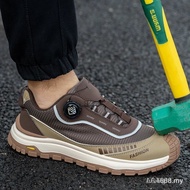 New 2026  Rotating Button Men Work Safety Shoes Anti-smash Anti puncture Indestructible shoes Work S