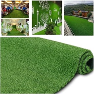 1meter/2meter lebar Artificial Grass Flower Rumput karpet Palsu Indoor outdoor