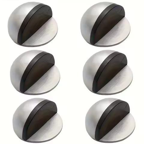 6Pcs Self-adhesive door stopper without drilling, suitable for both homes and offices