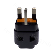 UK Plug Adapter With 13A Fuse Universal UK US EU IL Adapter US To UK Plug Black/White Travel Adapter