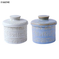 FAKEME Butter Crock for Bread and Toast Butter Keeper for Dining Hotel Household
