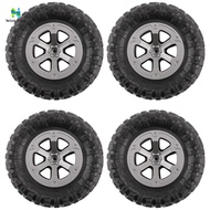 4Pcs 73mm Tire Tyre Wheel for  C14 C24 B24 B36 MN D90 MN-90 MN99S FY003 FY004 RC Car Upgrade Parts A
