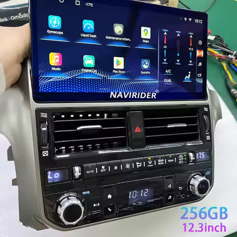 256GB 12" new Car Radio Android 13 For Lexus GX400 GX460 2009 - 2022 CarPlay Multimedia Video Player
