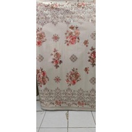 GOLD METER SQUARE PLASTIC DINING TABLECLOTH PER 0.5X1.37M CODE 426