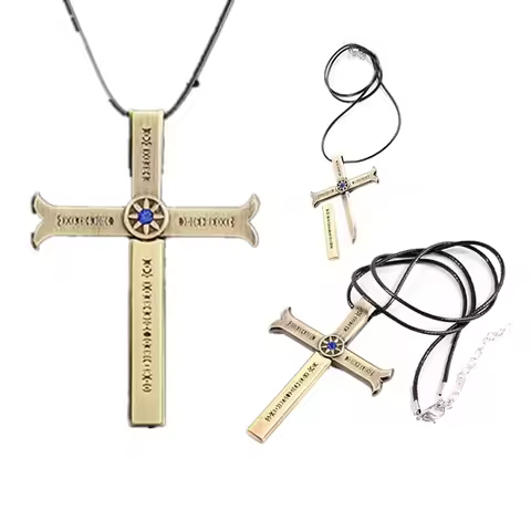 Dracule Mihawk Cosplay Fantasy Necklace Anime Pirate Hat Disguise Costume Accessories Adult Men Role