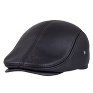 Topi Pet HAT Copet Topi Pelukis - Topi Kulit Asli Pria model newsboy