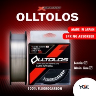 OLLTOLOS FC YGK UltraLight UL fluorocarbon Leader Mainline double coated Memancing Jigging Casting