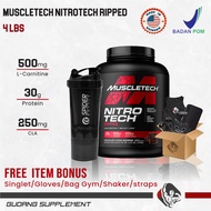 Muscletech Nitrotech Ripped 4 Lbs Whey Protein Ripped Gudang Supplemen