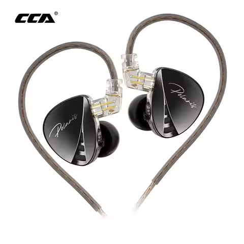 CCA Polaris Dual Cavity Dynamic Driver Hifi Noise Cancelling In Ear Monitors HiFi Earphone Astonishi