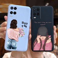 OPPOA54 54 2021 CPH2239 Matte Candy เลดี้ซิลิโคนนุ่มเคส TPU Oppoa54 A54 4G เคสใส่โทรศัพท์