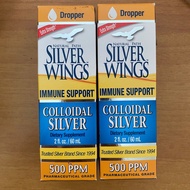 （不斷返新貨）NATURAL PATH SILVER WINGS Extra Strength Colloidal Silver 500ppm 60mL 特效膠性銀水 500ppm 60mL
