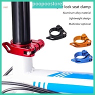POOP Bike Seat Post Clamp Aluminum Alloy Cycling Seat Clamp Universal Seat Post Clamp  Clamp Bicycle