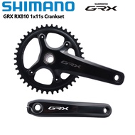SHIMANO GRX RX810ข้อเหวี่ยง1X11 S 2X11ความเร็วจักรยานเสือหมอบข้อเหวี่ยงกลวง170 172.5 175มม. 40T 42T
