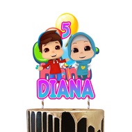 OMAR DAN HANA CAKE TOPPER