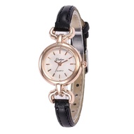 AXNAT Jam Tangan Wanita Quartz Strap PU Analog Casual Gaya Mewah Premium Oval Watch Korean Fashion R