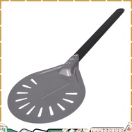 Turning Pizza Peel with 8 inch Aluminum Round Pizza Paddle, 23.6 inch Overall, Outdoor Pizza Oven Ac