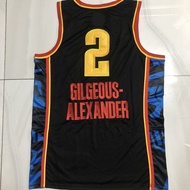 Oklahoma City Thunder No.2 Gilgeous-Alexander Basketball Jersey Doncic