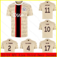 2022-2023 AFC Ajax Third Away Football Jersey Tadic Blind Antony Alvarez Timber Sports Tee Player Ve