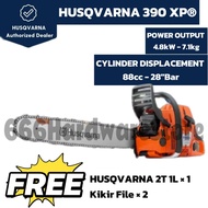 HUSQVARNA 390xp® Chainsaw 28" - 30" Guide Bar &amp; Chain (Made in Sweden)