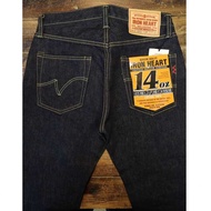 IRON HEART Iron Heart 666S-14 14oz Selvedge Denim Slim Straight