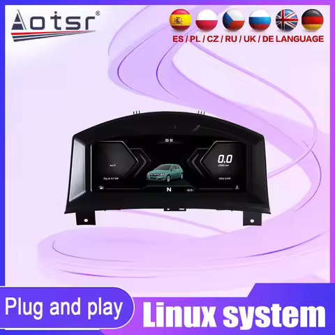 For Opel Astra H Zafira B 2004‑2014 LCD Dashboard Speedometer 10.25 Inch Digital Instrument Cluster 