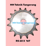 Sprocket RS 60 x 16 T Gear Chain Single Gear Z 16T RS60 -1 60Z16 60X16T 60-1 type B Sprocket spr Sin
