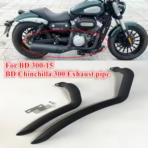 For Benda Chinchilla 300 slant ground exhaust system, Jin Jira 300 BD300-15 motorcycle exhaust with 