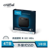 Micron Crucial X6 4TB 外接式SSD