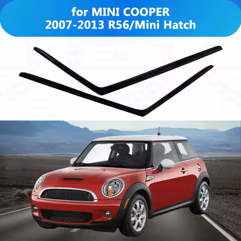 Window Visor for MINI COOPER 2007 2008-2013 R56/Mini Hatch Rain Guard Side Vent Deflector Weathershi