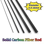 Solid Carbon Fiber Rod High-strength Carbon Fiber Rod Carbon Rod Model Airplane Carbon Fiber Round R