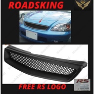 [ FREE RS LOGO ] HONDA CIVIC EJ 1996 FRONT BUMPER GRILL ABS MATERIAL