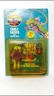 Sky Commanders Rath Cable Raider 1987 Kenner Parker Toys carded figure Mask 
