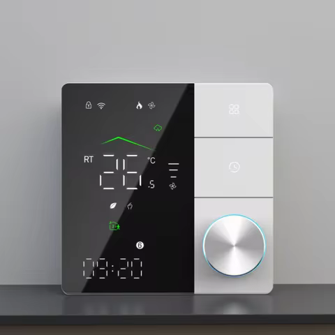 Qiumi Smart Wifi Knob Thermostat Smart Life APP Control Works with Alexa Google Home