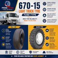 670-15 TIUB TAYAR LORI 670 15 670/15 67015 670X15 NEW TRUCK TYRE