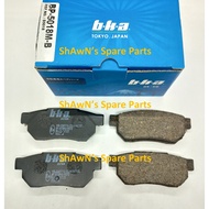 REAR BKA JAPAN Honda City SEL GD TMO GM2 T9A GM6 / Jazz SAA GD TFO GE T5A GK / SR4 SO4 Ceramic Disc 