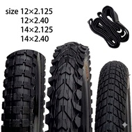 Kids Bike Tire Tube Tayar Basikal Budak 12 / 14 Inch Size 12x2.125 12x2.40 14x2.125 14x2.40 Children