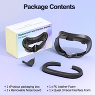 Design Facial Interface, Face Pads Compatible with Oculus Meta Quest 3 Accessories, NOT Compatible w