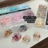 Jade Face Shell Pieces Manicure Accessories Japanese Colorful Abalone Fragments Nail Decoration Patc
