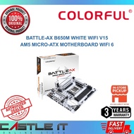 Colorful Battle-Ax B650M White WiFi V15 AM5 Micro-ATX Motherboard WiFi 6