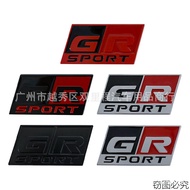 Toyota Highlander Prius GR Car Emblem GR SPORT Metal Car Emblem Sticker Modification Rear Tail Trunk