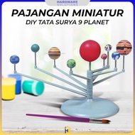 DIY Miniature Display Solar System 9 Planets Solar System Planetary - 2135