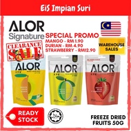 (Clearance Sales) Alor Freeze Dried Mango/Durian/Strawberry 50g (3 Flavour)