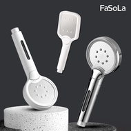 FaSoLa 多段式增壓過濾花灑 加壓蓮蓬頭 圓形款-白