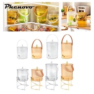 [Phenovo] Beverage Dispenser with Faucet Transparent Jug Portable Beverage Dispenser
